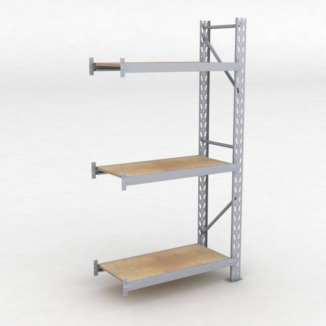 Lagerhylla H: 200 D: 45 cm 3 hyllplan