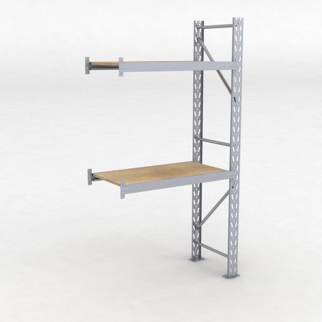 Lagerhylla H: 200 D: 50 cm 2 hyllplan
