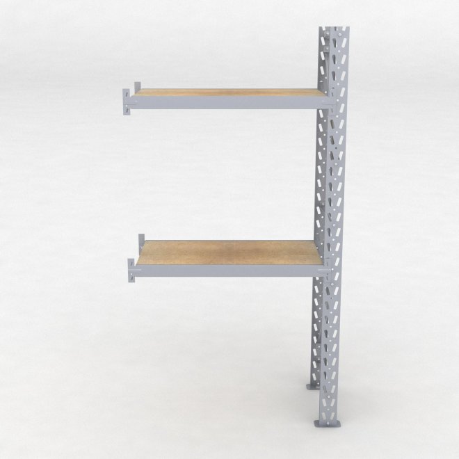 Lagerhylla H: 200 D: 50 cm 2 hyllplan