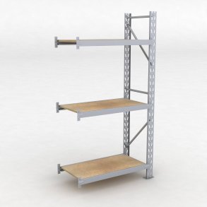 Lagerhylla H: 200 D: 50 cm 3 hyllplan