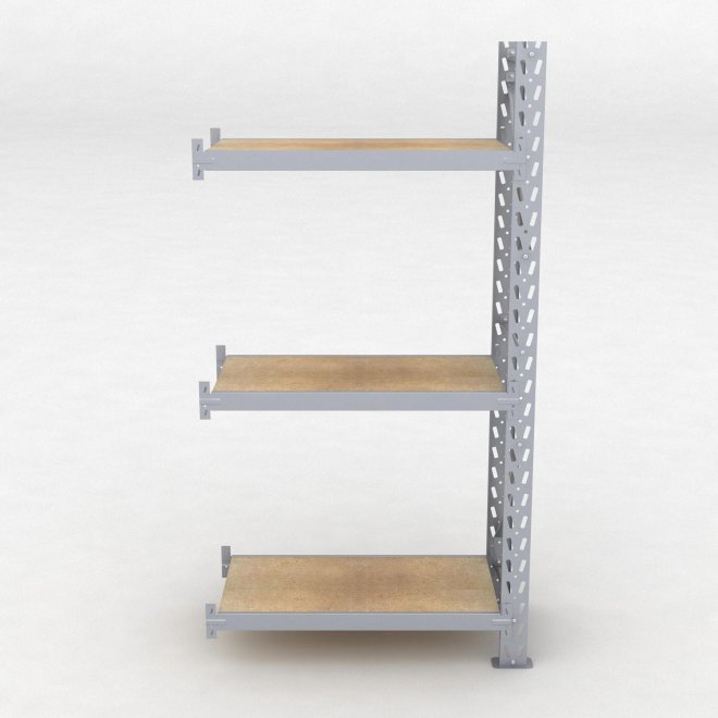 Lagerhylla H: 200 D: 50 cm 3 hyllplan