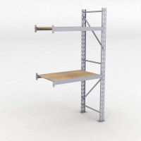 Lagerhylla H: 200 D: 60 cm 2 hyllplan