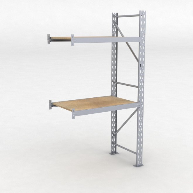 Lagerhylla H: 200 D: 60 cm 2 hyllplan