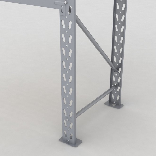 Lagerhylla H: 200 D: 60 cm 2 hyllplan