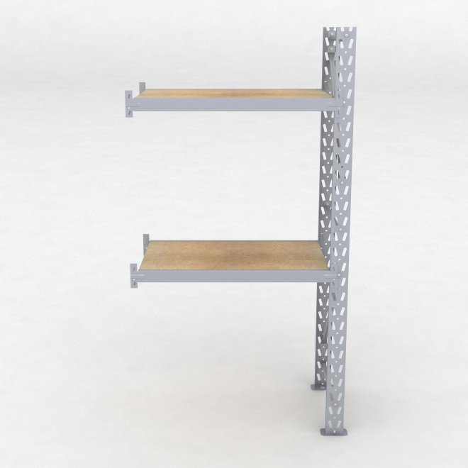 Lagerhylla H: 200 D: 60 cm 2 hyllplan