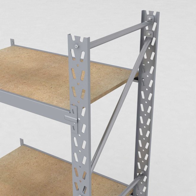 Lagerhylla H: 200 D: 60 cm 3 hyllplan