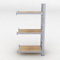 Lagerhylla H: 200 D: 60 cm 3 hyllplan