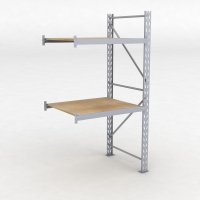 Lagerhylla H: 200 D: 80 cm 2 hyllplan