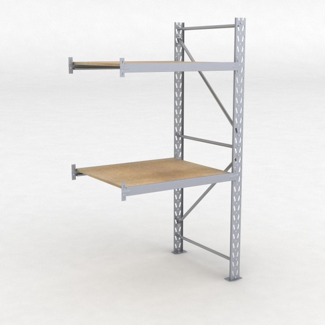 Lagerhylla H: 200 D: 80 cm 2 hyllplan