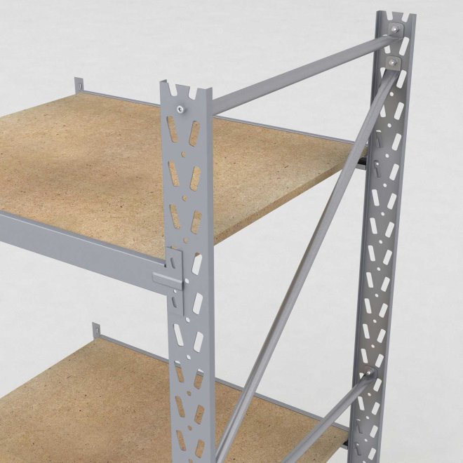 Lagerhylla H: 200 D: 80 cm 2 hyllplan