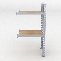 Lagerhylla H: 200 D: 80 cm 2 hyllplan