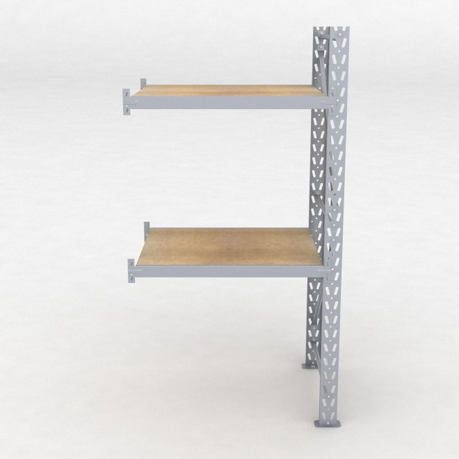 Lagerhylla H: 200 D: 80 cm 2 hyllplan