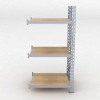 Lagerhylla H: 200 D: 80 cm 3 hyllplan