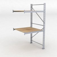 Lagerhylla H: 200 D: 100 cm 2 hyllplan