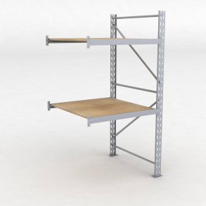 Lagerhylla H: 200 D: 100 cm 2 hyllplan