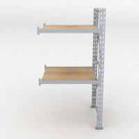 Lagerhylla H: 200 D: 100 cm 2 hyllplan