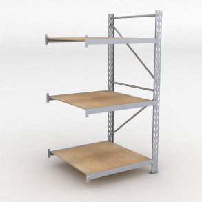 Lagerhylla H: 200 D: 100 cm 3 hyllplan