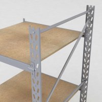 Lagerhylla H: 200 D: 100 cm 3 hyllplan