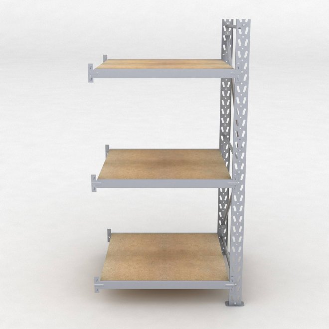 Lagerhylla H: 200 D: 100 cm 3 hyllplan