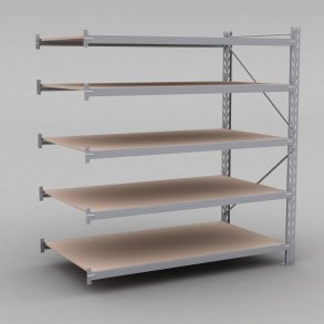 Tillbyggnadsdel Combi 75 med 5 hyllor