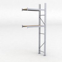 Lagerhylla H: 250 D: 45 cm 2 hyllplan