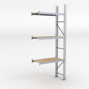 Lagerhylla H: 250 D: 45 cm 3 hyllplan