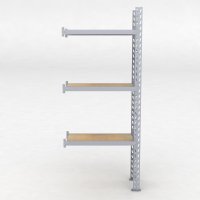 Lagerhylla H: 250 D: 45 cm 3 hyllplan