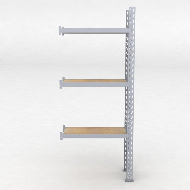 Lagerhylla H: 250 D: 45 cm 3 hyllplan