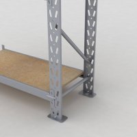 Lagerhylla H: 250 D: 45 cm 4 hyllplan