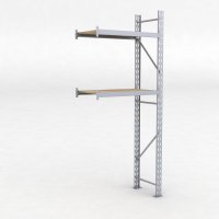 Lagerhylla H: 250 D: 50 cm 2 hyllplan