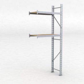 Lagerhylla H: 250 D: 50 cm 2 hyllplan