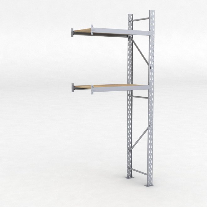 Lagerhylla H: 250 D: 50 cm 2 hyllplan