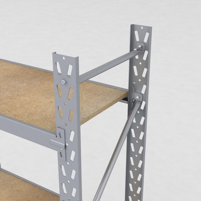 Lagerhylla H: 250 D: 50 cm 2 hyllplan