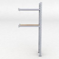 Lagerhylla H: 250 D: 50 cm 2 hyllplan