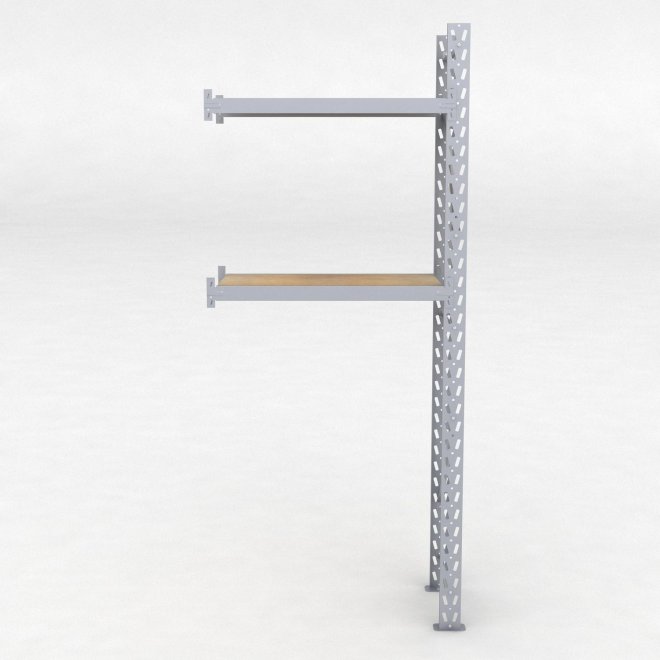 Lagerhylla H: 250 D: 50 cm 2 hyllplan