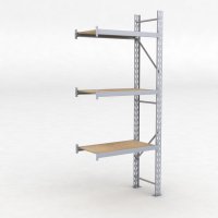 Lagerhylla H: 250 D: 50 cm 3 hyllplan