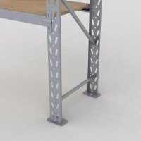 Lagerhylla H: 250 D: 50 cm 3 hyllplan