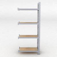 Lagerhylla H: 250 D: 50 cm 4 hyllplan