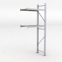 Lagerhylla H: 250 D: 60 cm 2 hyllplan