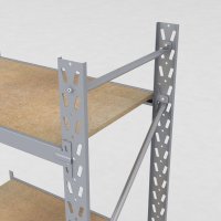 Lagerhylla H: 250 D: 60 cm 2 hyllplan