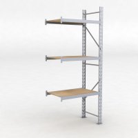 Lagerhylla H: 250 D: 60 cm 3 hyllplan