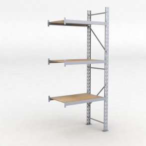 Lagerhylla H: 250 D: 60 cm 3 hyllplan