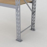 Lagerhylla H: 250 D: 60 cm 3 hyllplan