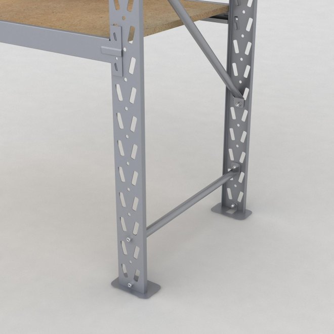 Lagerhylla H: 250 D: 60 cm 3 hyllplan