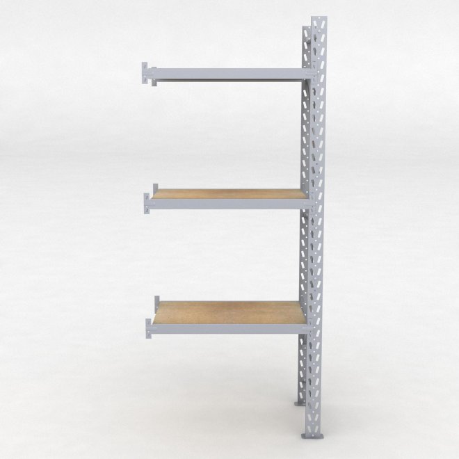 Lagerhylla H: 250 D: 60 cm 3 hyllplan