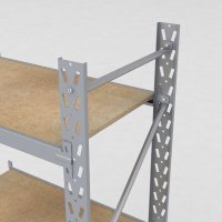 Lagerhylla H: 250 D: 60 cm 4 hyllplan