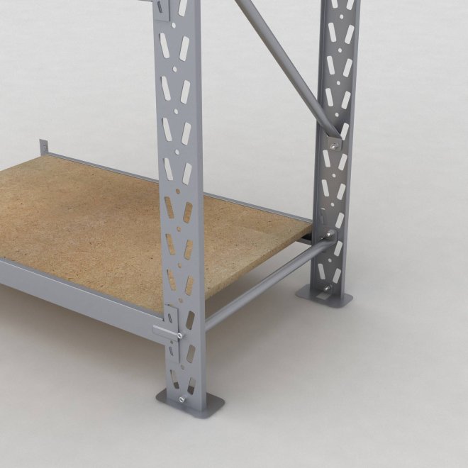 Lagerhylla H: 250 D: 60 cm 4 hyllplan