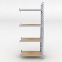 Lagerhylla H: 250 D: 60 cm 4 hyllplan