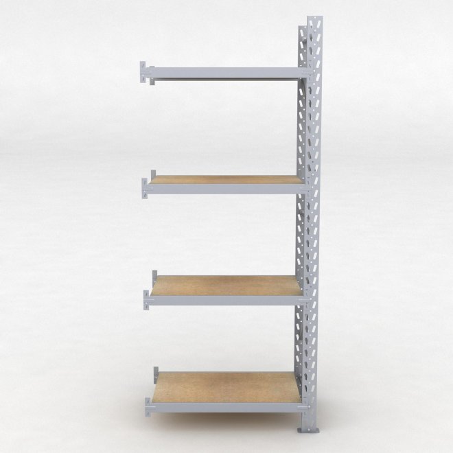 Lagerhylla H: 250 D: 60 cm 4 hyllplan