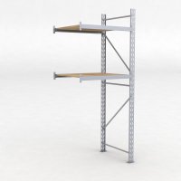 Lagerhylla H: 250 D: 80 cm 2 hyllplan